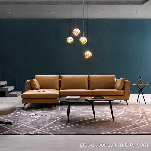 Italian Style Modern Sofa simple corner sofa family living room combination Supplier